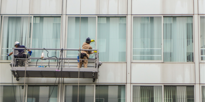 high-rise window cleaning
